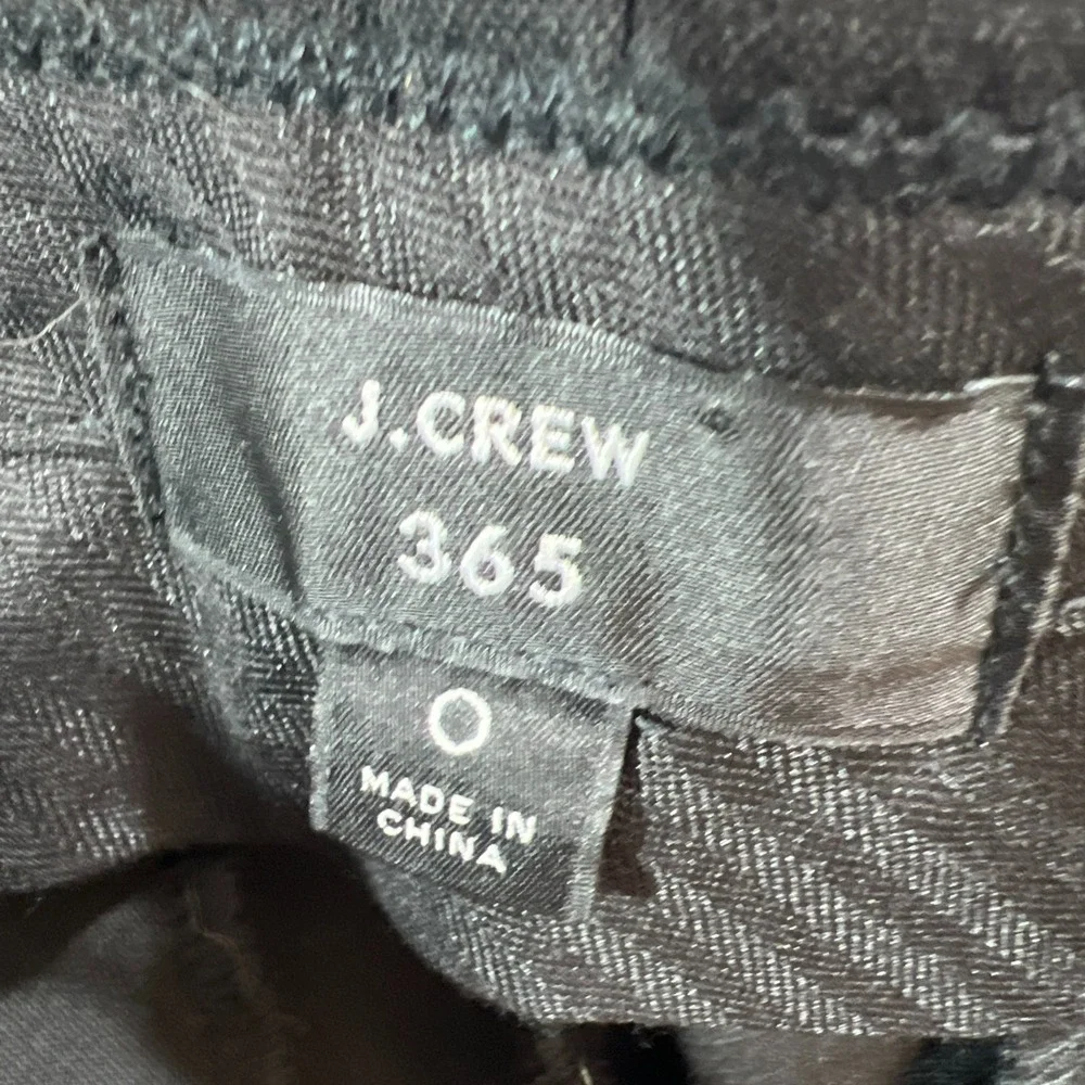 J Crew Womens 365 Pants Size XS 0 Workwear Business Classic‎ Minimalist Preppy
